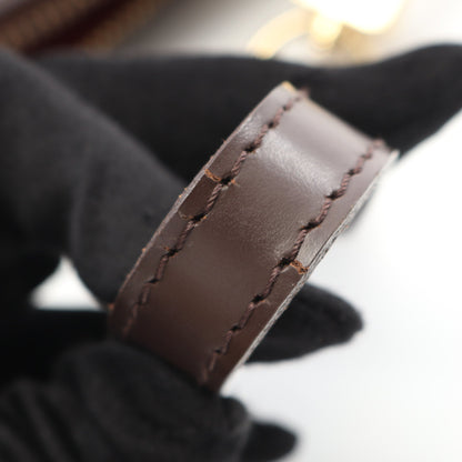 イロヴォPM ダミエエベヌ ショルダーバッグ PVC レザー ブラウン ルイヴィトン バッグ LOUIS VUITTON