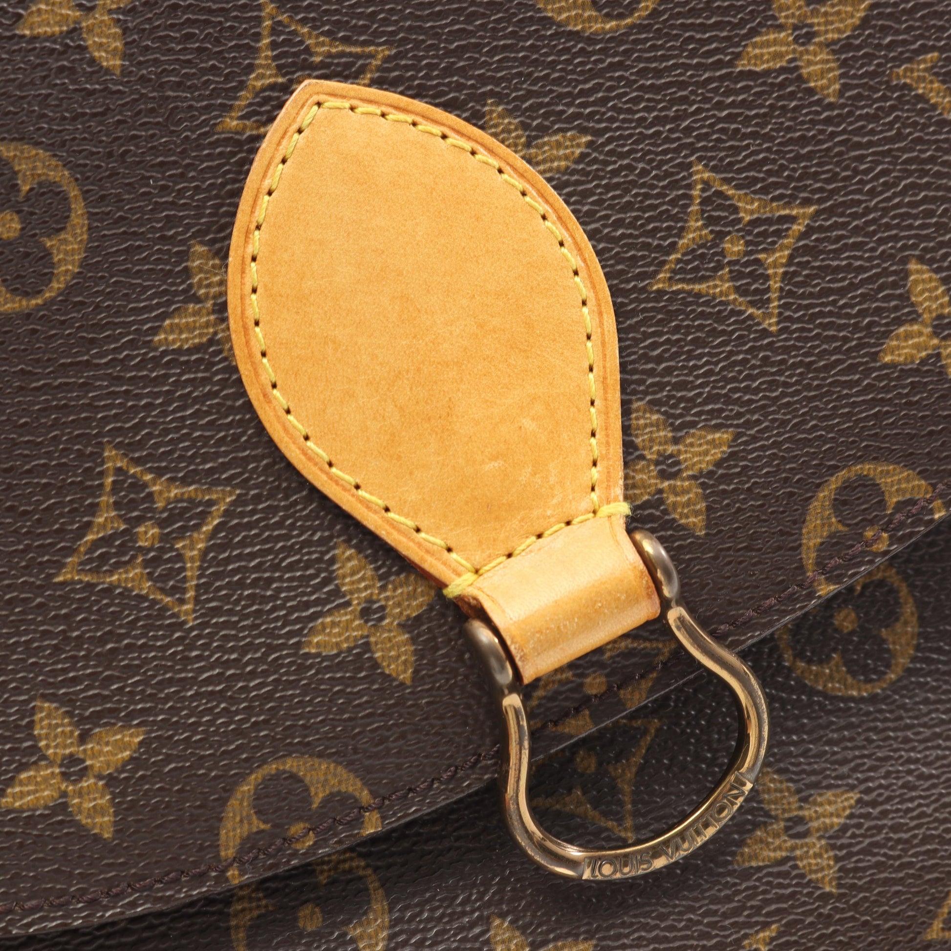 サンクルーGM モノグラム ショルダーバッグ PVC レザー ブラウン ルイヴィトン バッグ LOUIS VUITTON