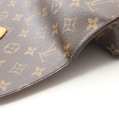 サンクルーGM モノグラム ショルダーバッグ PVC レザー ブラウン ルイヴィトン バッグ LOUIS VUITTON