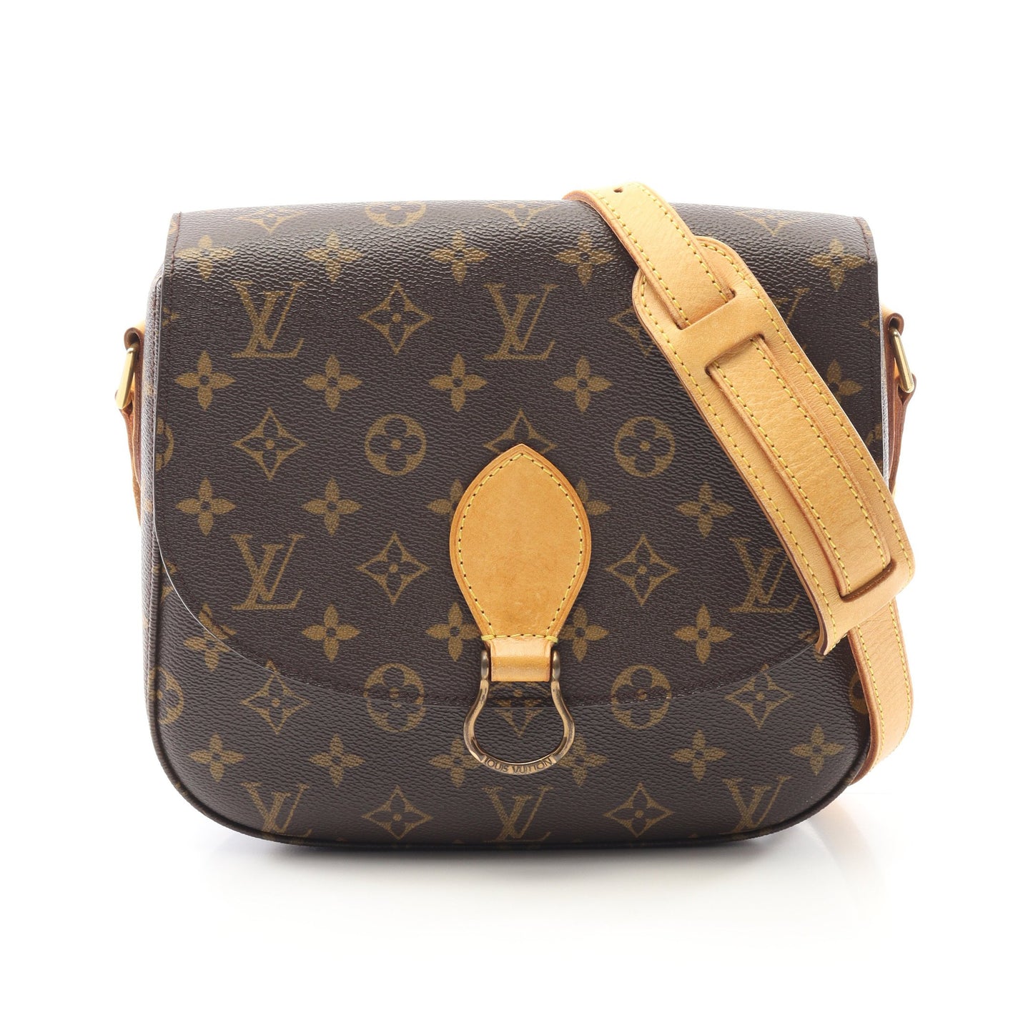 サンクルーGM モノグラム ショルダーバッグ PVC レザー ブラウン ルイヴィトン バッグ LOUIS VUITTON