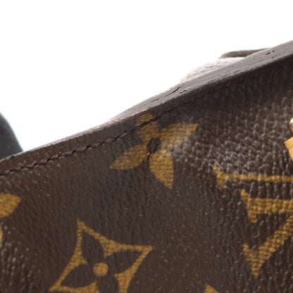 サンクルーGM モノグラム ショルダーバッグ PVC レザー ブラウン ルイヴィトン バッグ LOUIS VUITTON