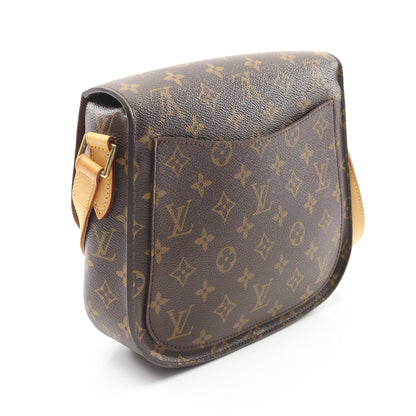 サンクルーGM モノグラム ショルダーバッグ PVC レザー ブラウン ルイヴィトン バッグ LOUIS VUITTON