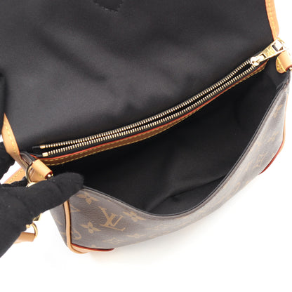 ディアヌ NM PM モノグラム ショルダーバッグ PVC レザー ブラウン 2WAY ルイヴィトン バッグ LOUIS VUITTON