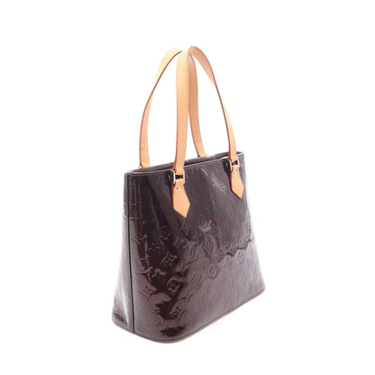 ヒューストン モノグラムヴェルニ アマラント ハンドバッグ レザー ダークパープル ルイヴィトン バッグ LOUIS VUITTON