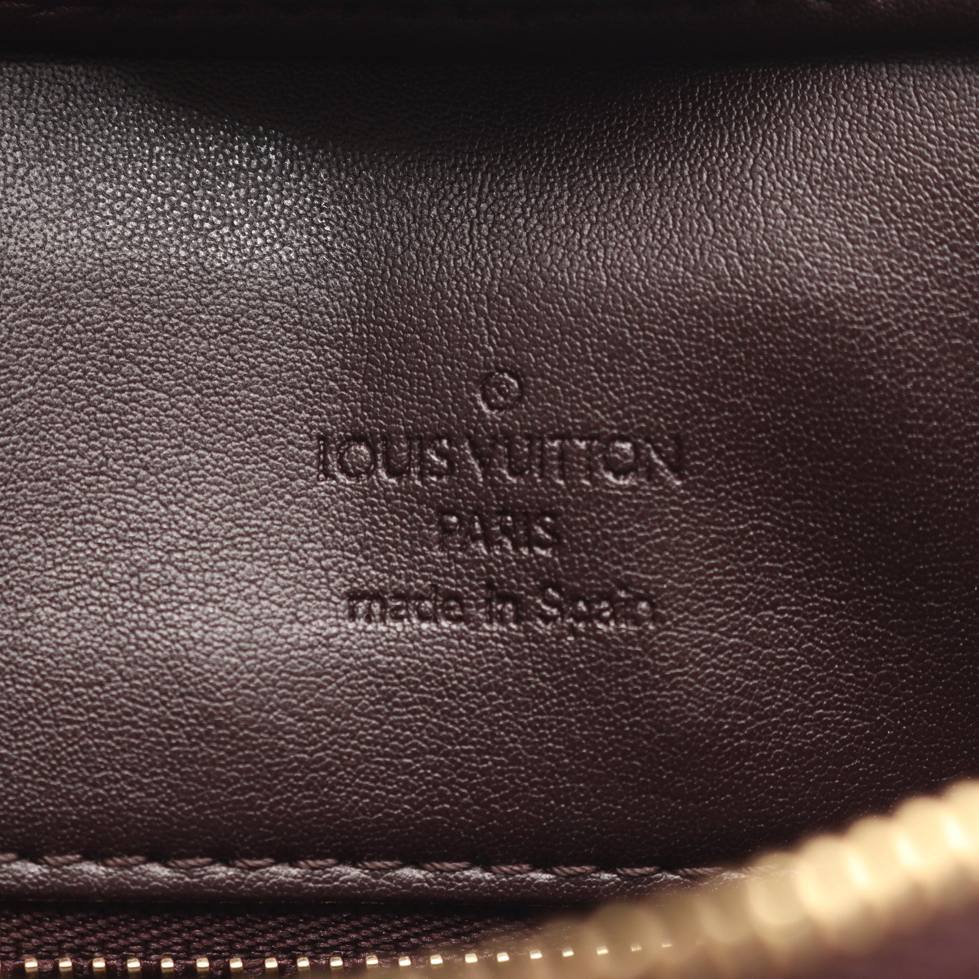ヒューストン モノグラムヴェルニ アマラント ハンドバッグ レザー ダークパープル ルイヴィトン バッグ LOUIS VUITTON