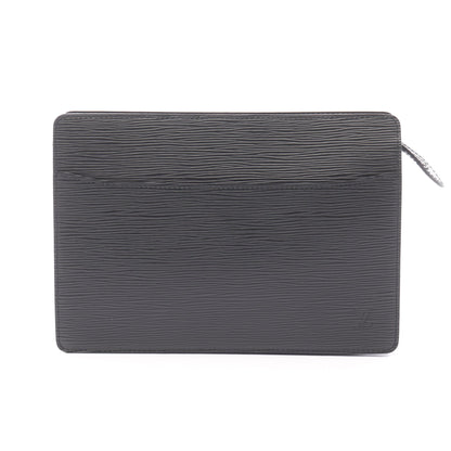 ポシェット オム エピ ノワール クラッチバッグ レザー ブラック ルイヴィトン バッグ LOUIS VUITTON