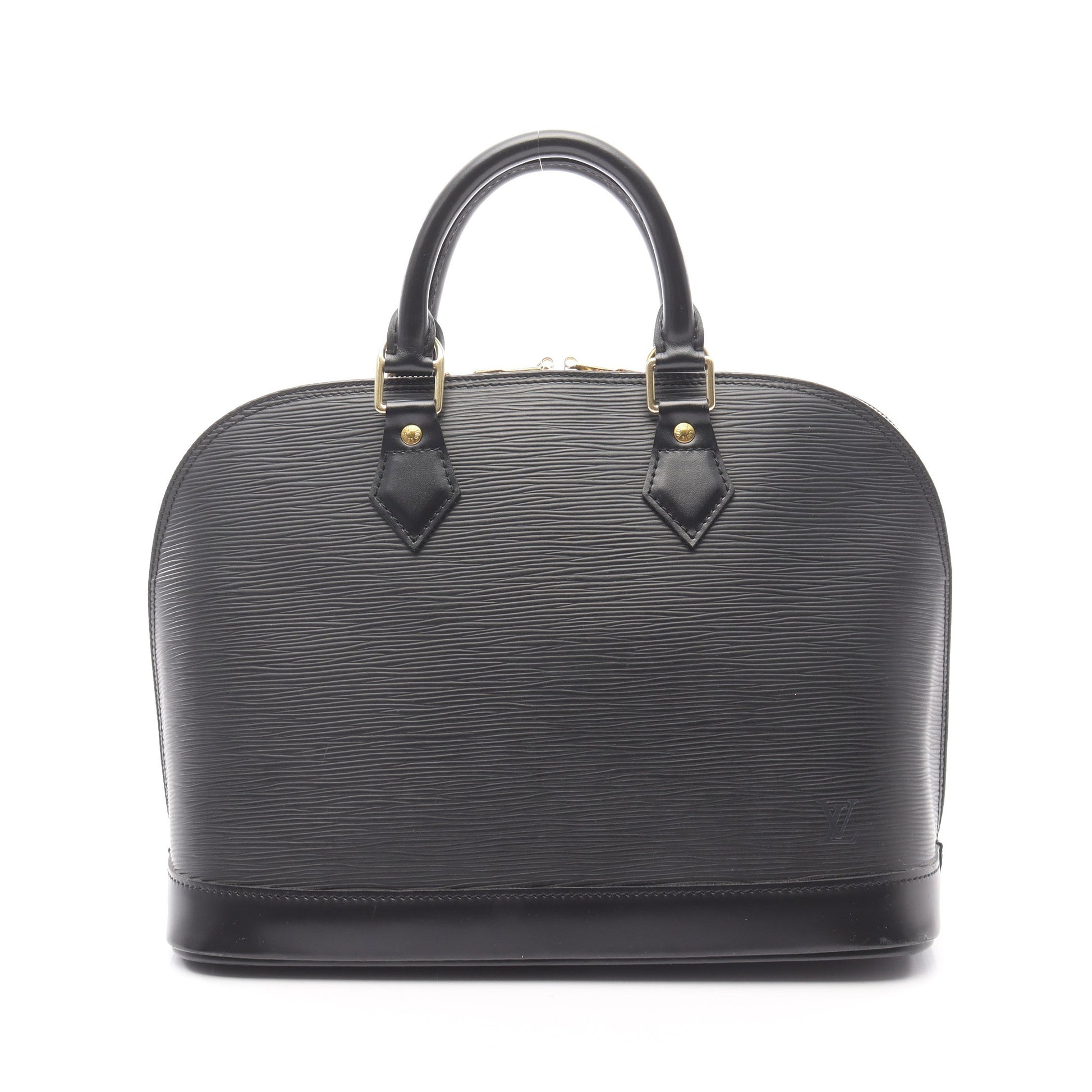 アルマ エピ ノワール ハンドバッグ レザー ブラック ルイヴィトン バッグ LOUIS VUITTON