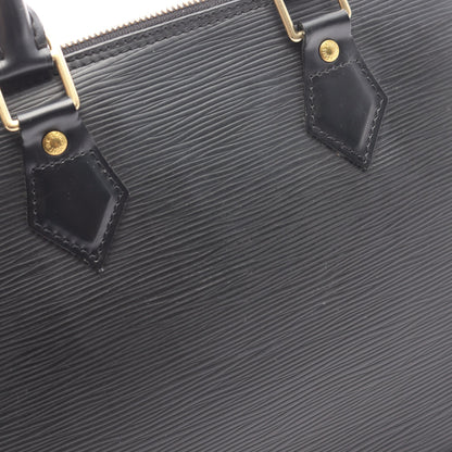 アルマ エピ ノワール ハンドバッグ レザー ブラック ルイヴィトン バッグ LOUIS VUITTON