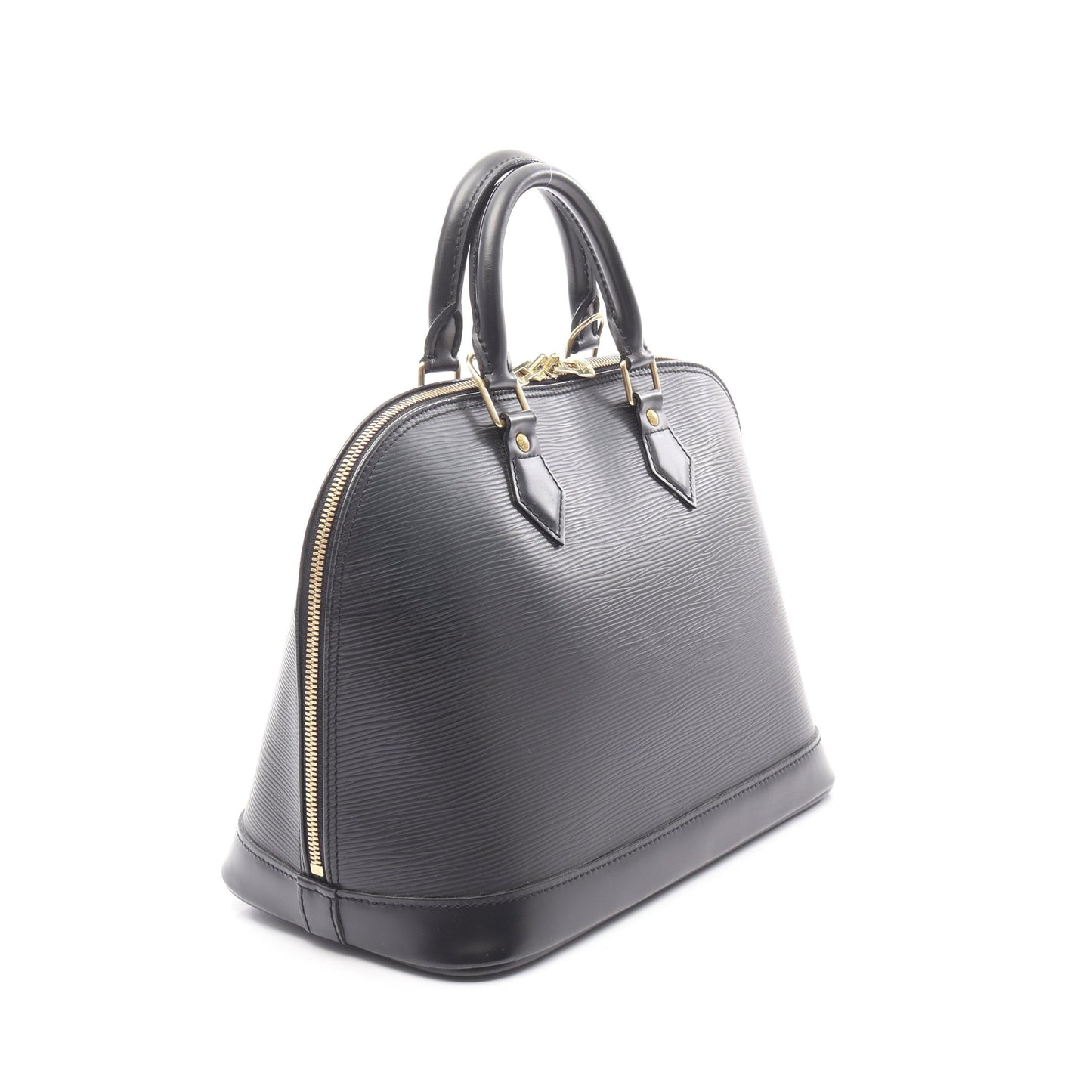 アルマ エピ ノワール ハンドバッグ レザー ブラック ルイヴィトン バッグ LOUIS VUITTON