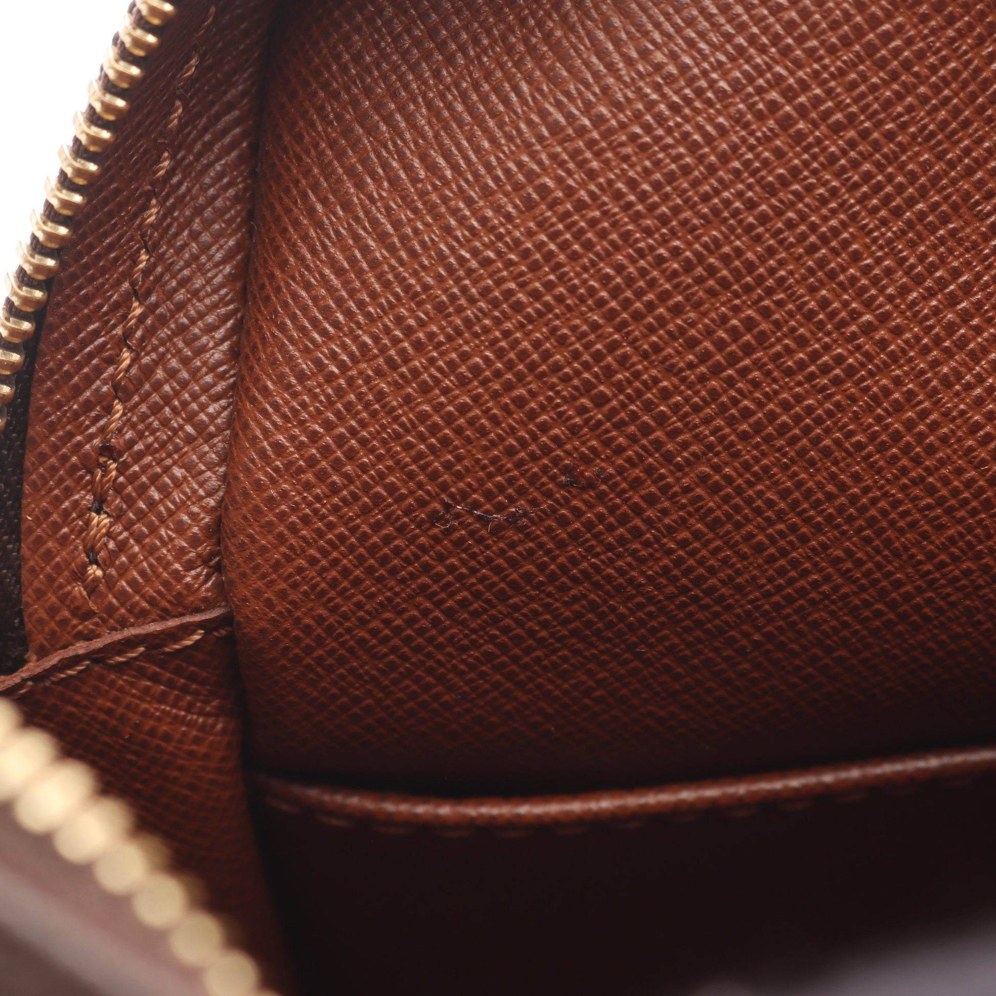 ダヌーブ モノグラム ショルダーバッグ PVC レザー ブラウン ルイヴィトン バッグ LOUIS VUITTON