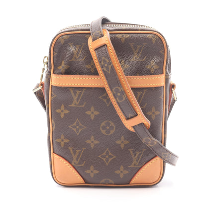 ダヌーブ モノグラム ショルダーバッグ PVC レザー ブラウン ルイヴィトン バッグ LOUIS VUITTON