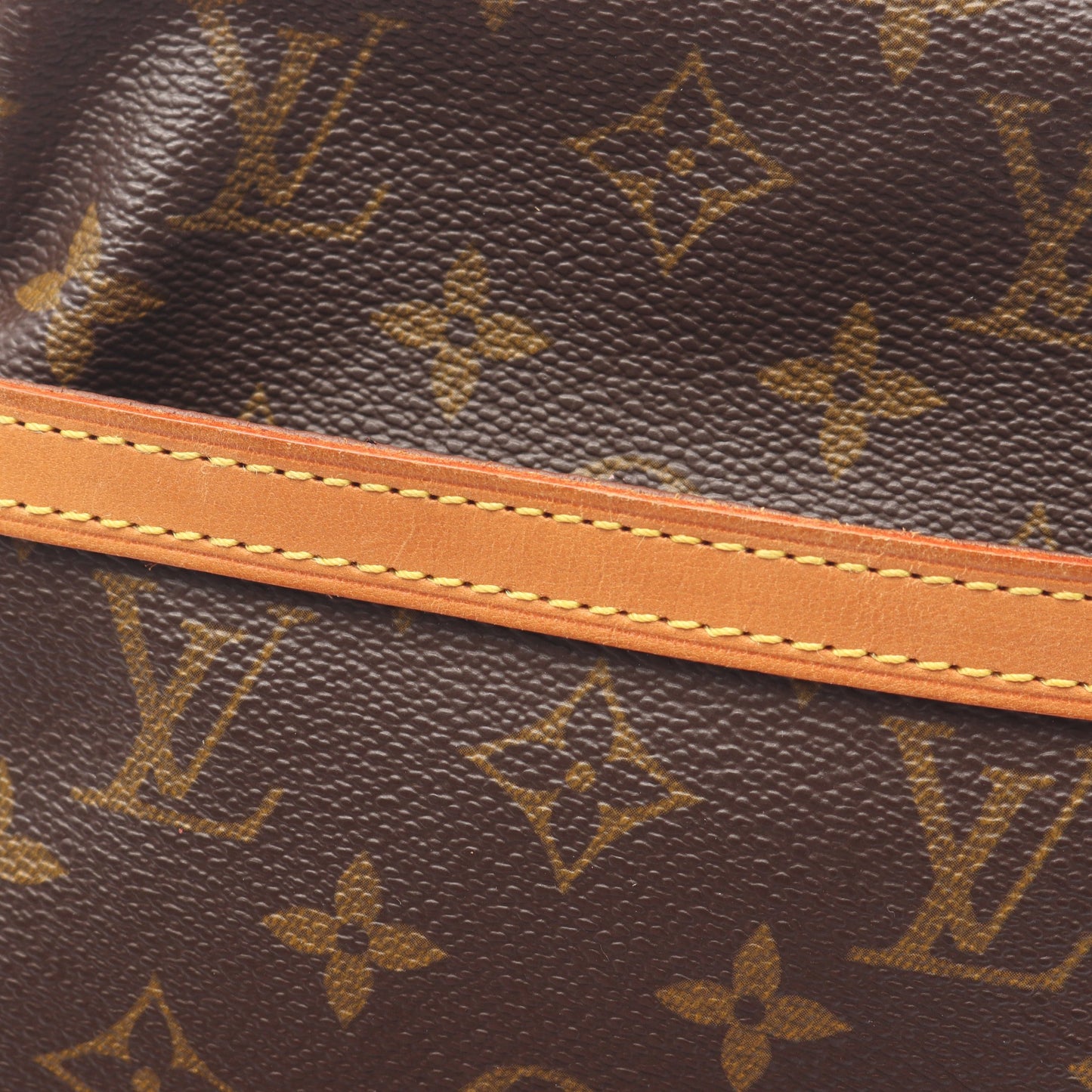 ダヌーブ モノグラム ショルダーバッグ PVC レザー ブラウン ルイヴィトン バッグ LOUIS VUITTON