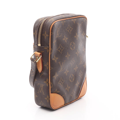 ダヌーブ モノグラム ショルダーバッグ PVC レザー ブラウン ルイヴィトン バッグ LOUIS VUITTON