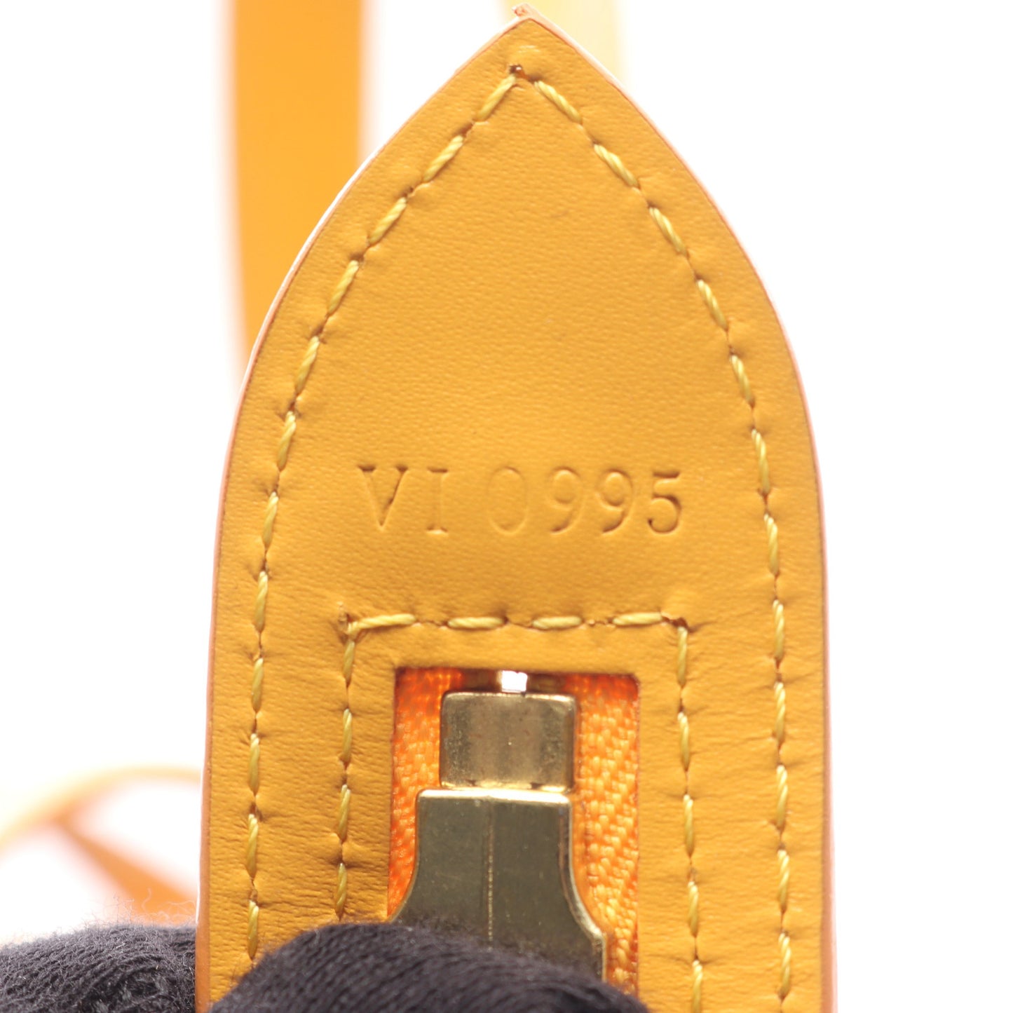 サンジャック エピ タッシリイエロー ハンドバッグ レザー イエロー ルイヴィトン バッグ LOUIS VUITTON