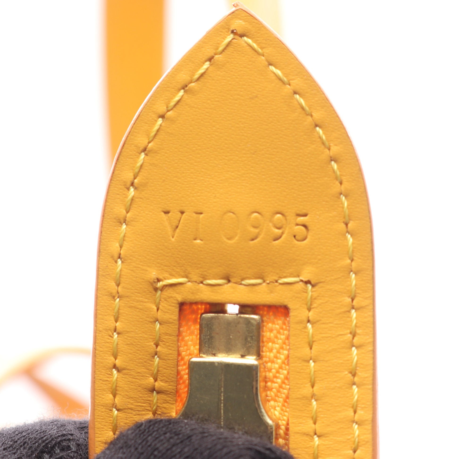 サンジャック エピ タッシリイエロー ハンドバッグ レザー イエロー ルイヴィトン バッグ LOUIS VUITTON