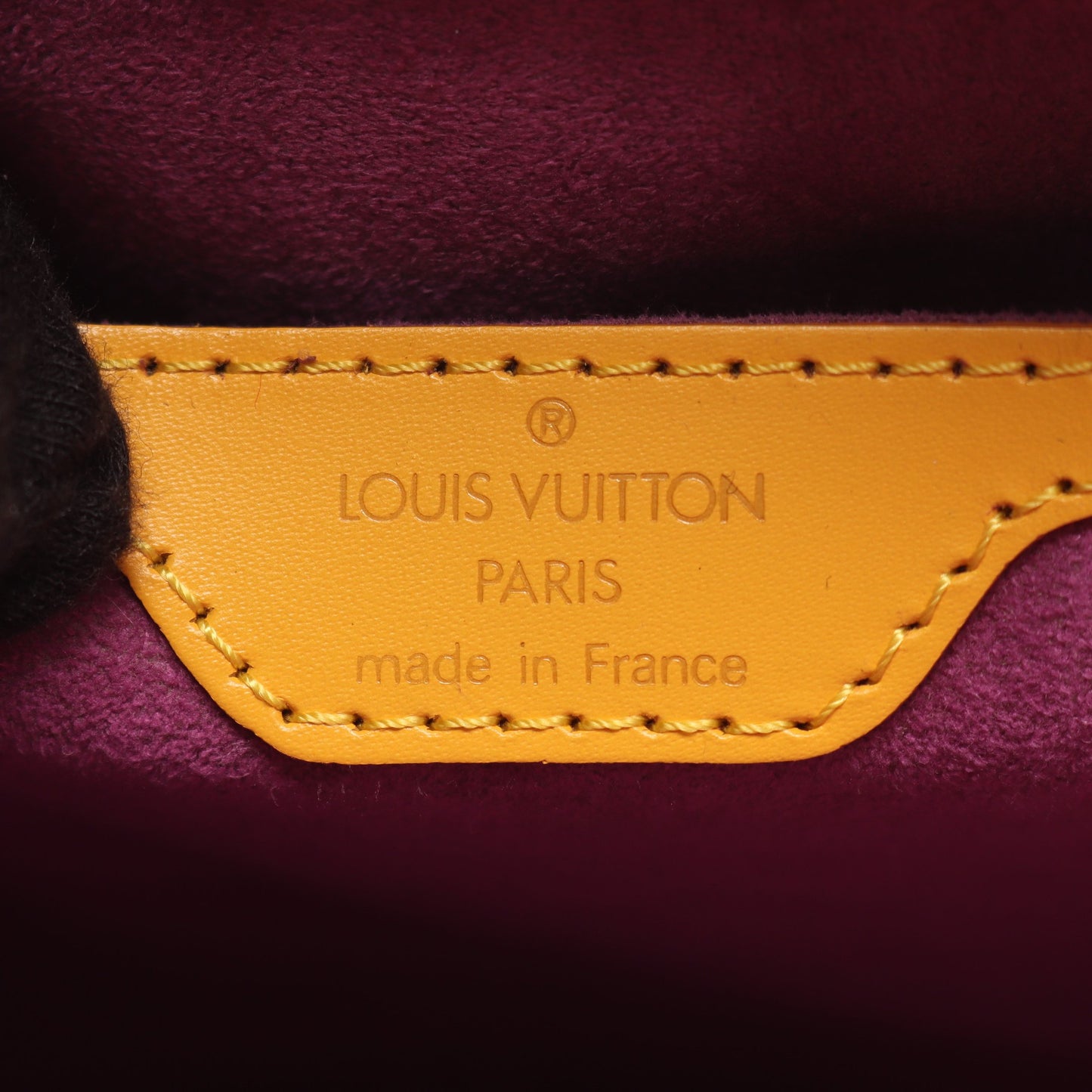 サンジャック エピ タッシリイエロー ハンドバッグ レザー イエロー ルイヴィトン バッグ LOUIS VUITTON