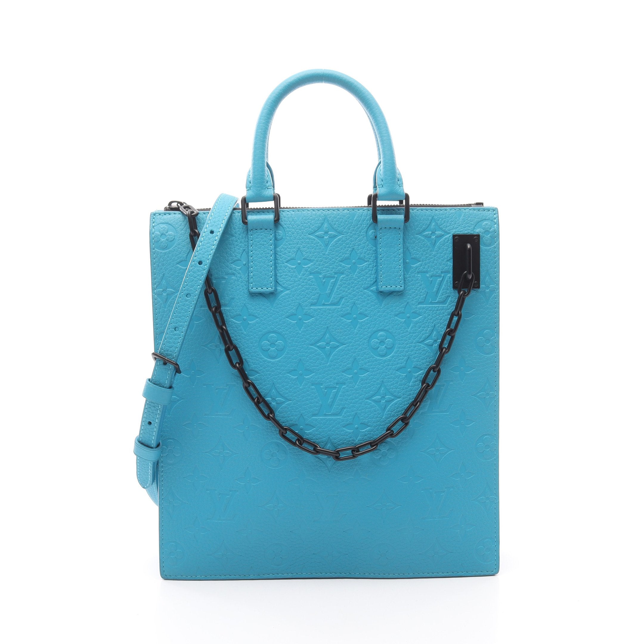 サックプラ メッセンジャー モノグラムトリヨン ハンドバッグ トート