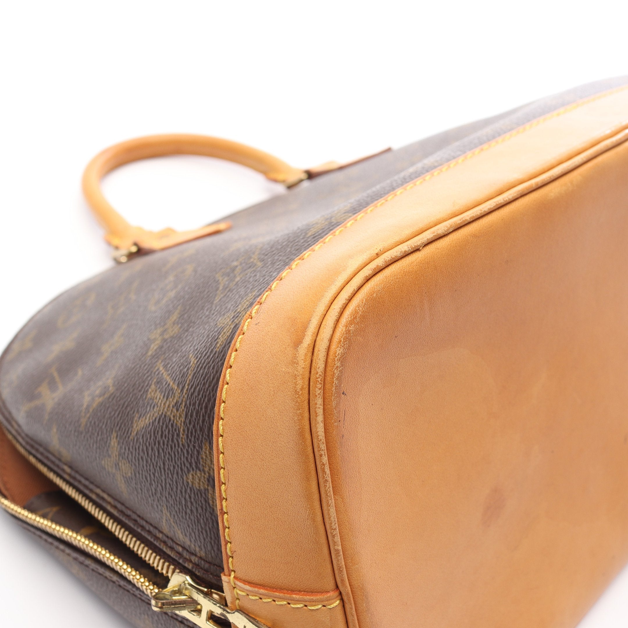 大人気✨ルイヴィトン モノグラム アルマPM ハンドバッグ　PVC ブラウン アルマPM モノグラム ハンドバッグ PVC レザー ブラウン ルイ