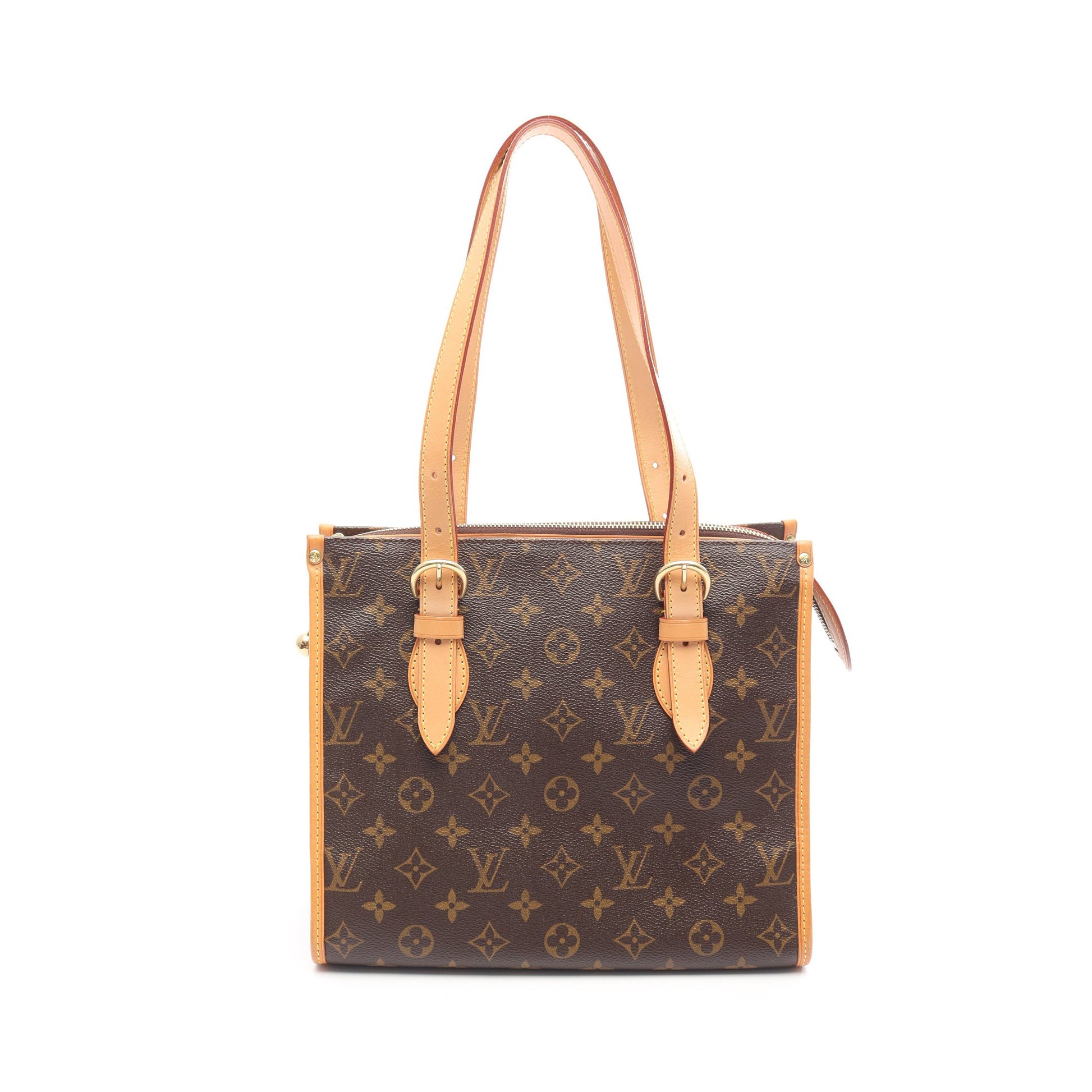 ポパンクール オ モノグラム ショルダーバッグ トートバッグ PVC レザー ブラウン ルイヴィトン バッグ LOUIS VUITTON