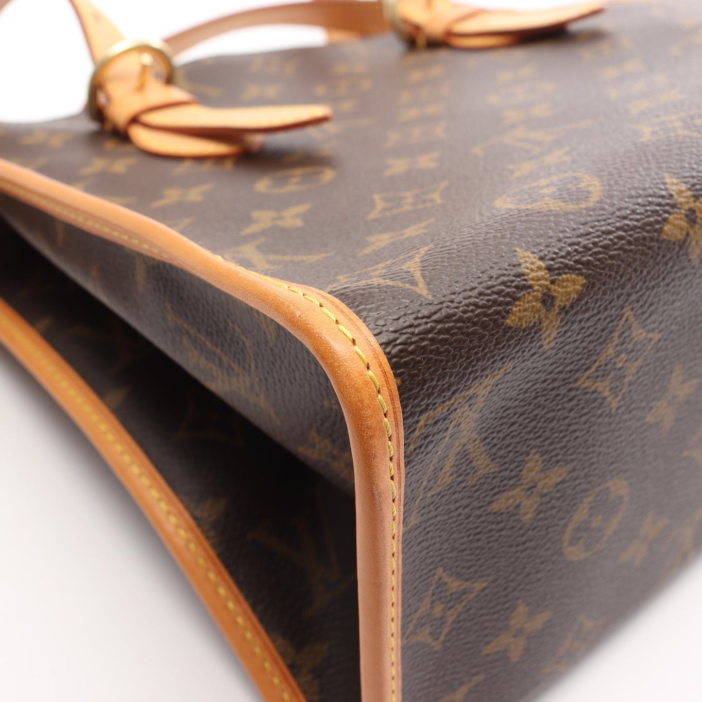 ポパンクール オ モノグラム ショルダーバッグ トートバッグ PVC レザー ブラウン ルイヴィトン バッグ LOUIS VUITTON