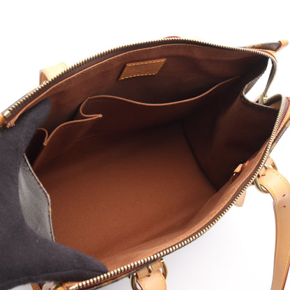 ポパンクール オ モノグラム ショルダーバッグ トートバッグ PVC レザー ブラウン ルイヴィトン バッグ LOUIS VUITTON