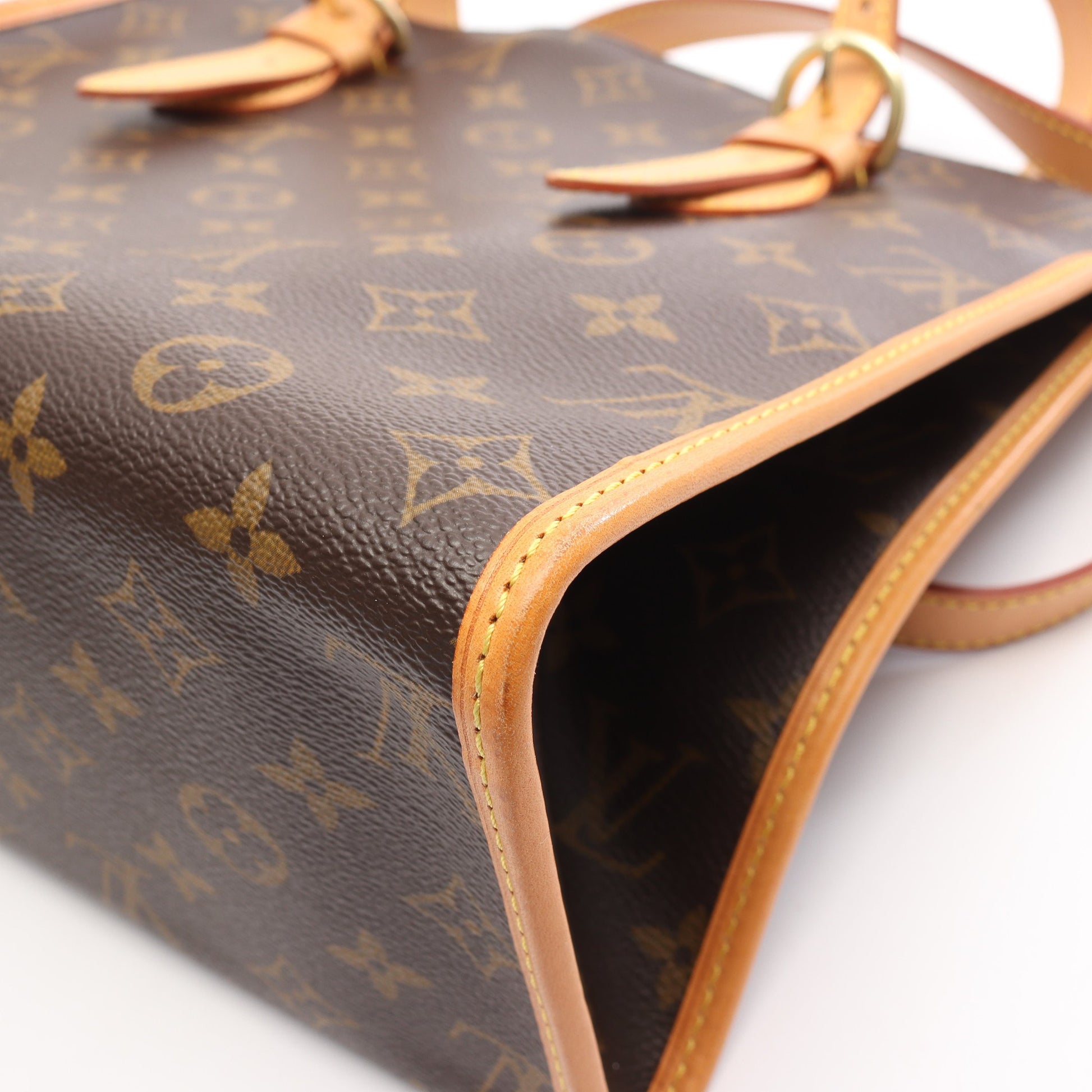 ポパンクール オ モノグラム ショルダーバッグ トートバッグ PVC レザー ブラウン ルイヴィトン バッグ LOUIS VUITTON
