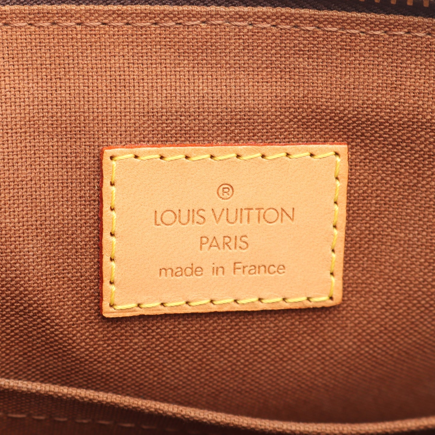 ポパンクール オ モノグラム ショルダーバッグ トートバッグ PVC レザー ブラウン ルイヴィトン バッグ LOUIS VUITTON