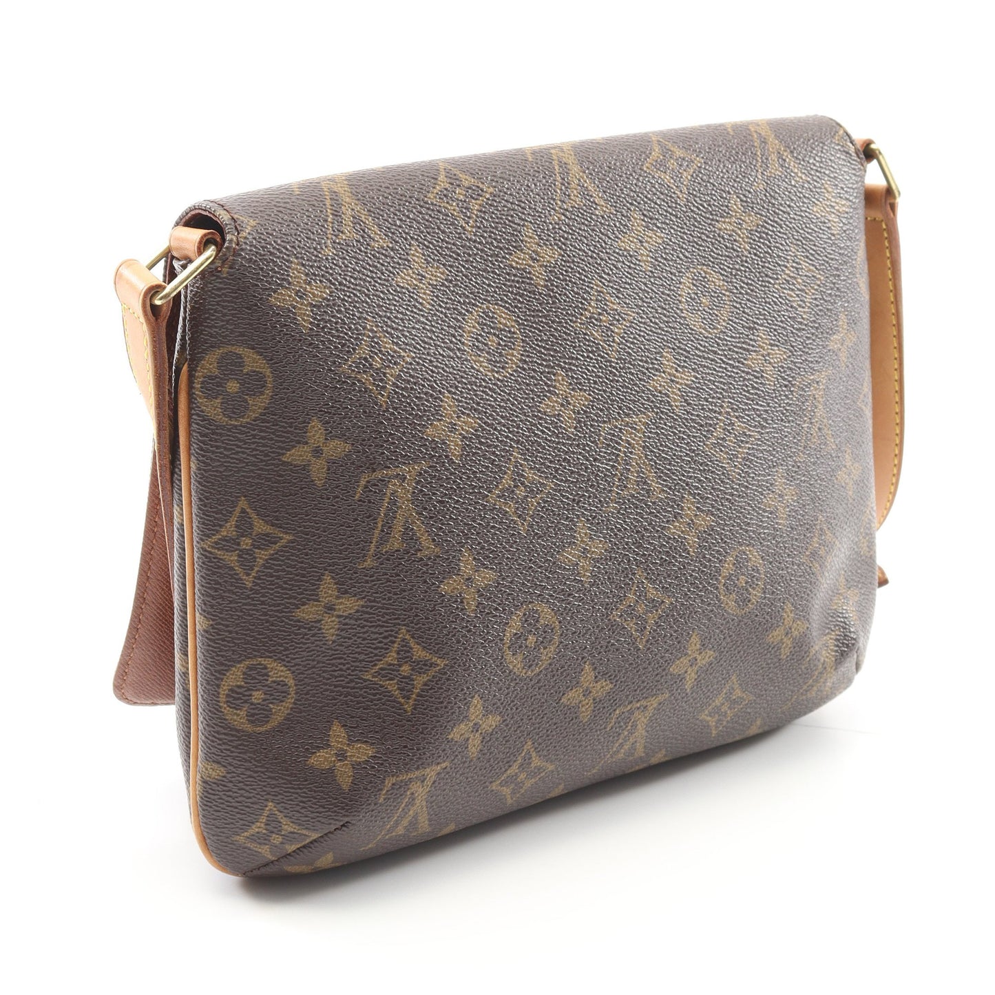 ミュゼットタンゴ ショートストラップ モノグラム ショルダーバッグ PVC レザー ブラウン ルイヴィトン バッグ LOUIS VUITTON