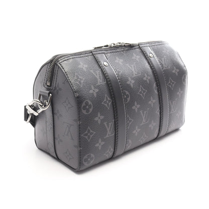 シティ キーポル モノグラムエクリプス リバース ショルダーバッグ PVC レザー ブラック グレー ルイヴィトン バッグ LOUIS VUITTON
