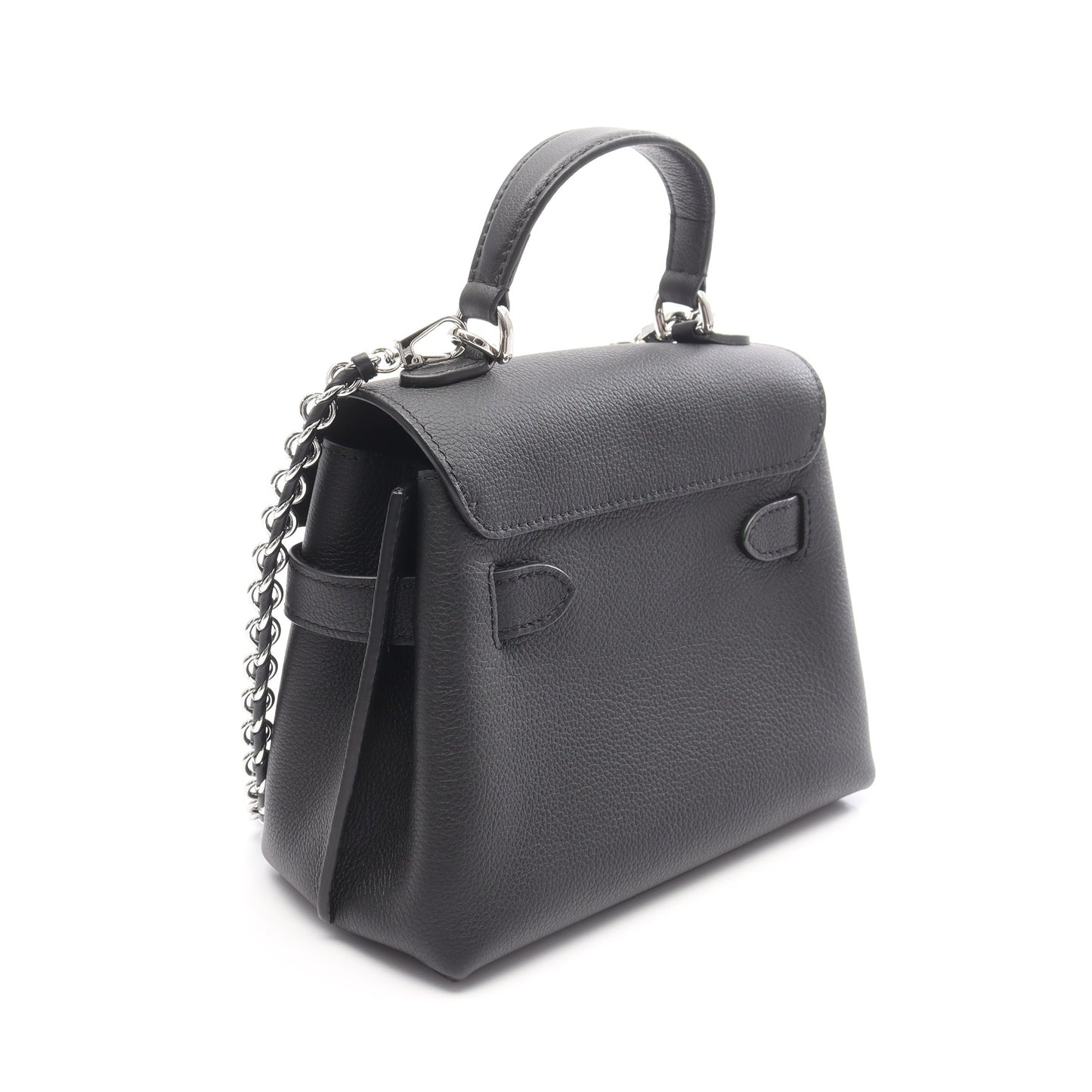 ロックミー エヴァーミニ ハンドバッグ レザー ブラック 2WAY ルイヴィトン バッグ LOUIS VUITTON