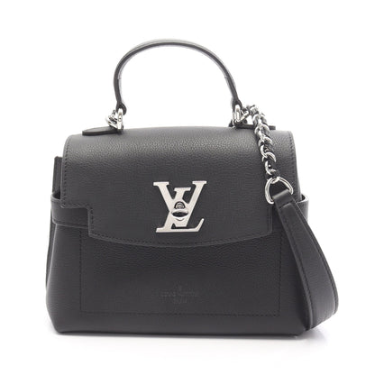 ロックミー エヴァーミニ ハンドバッグ レザー ブラック 2WAY ルイヴィトン バッグ LOUIS VUITTON