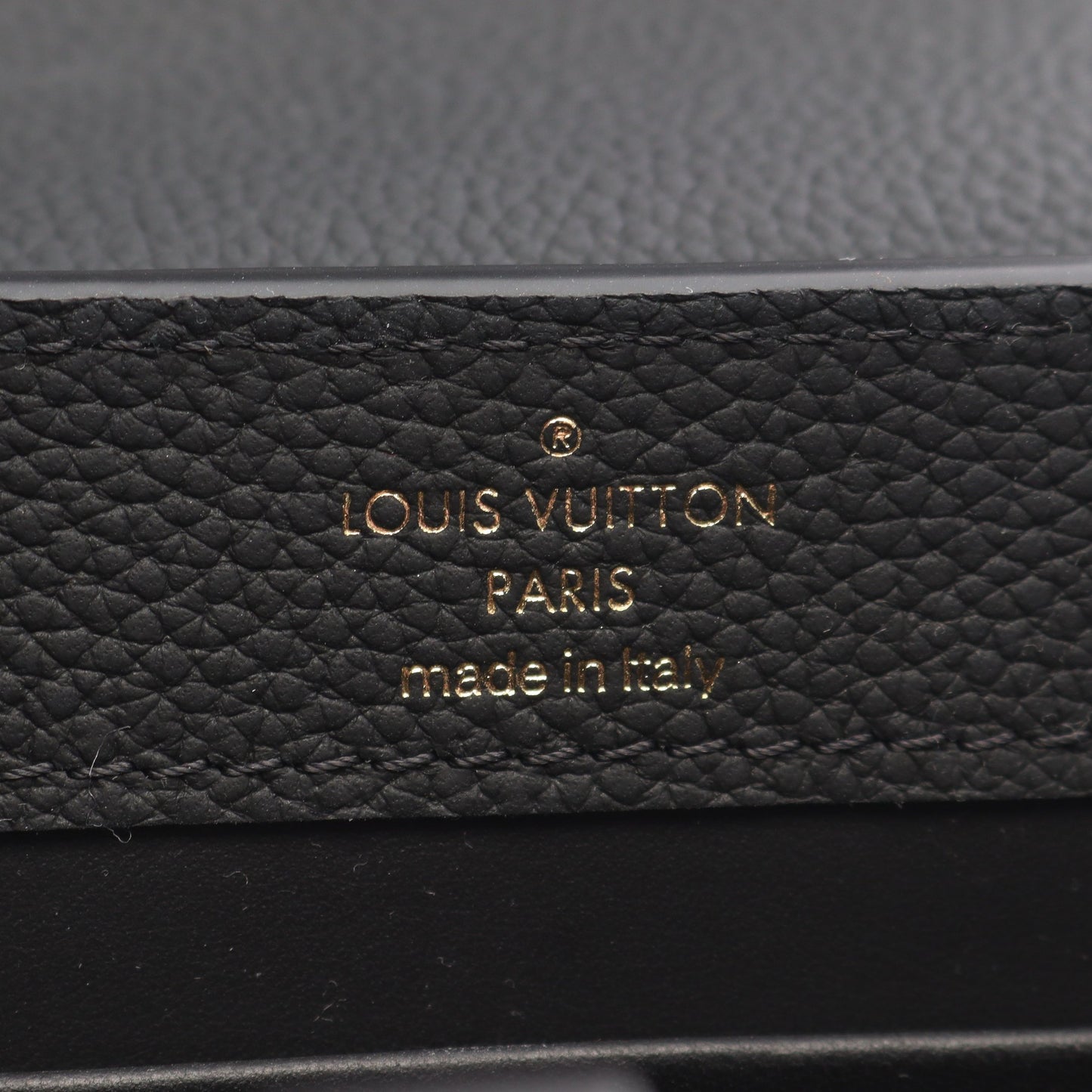 カプシーヌEW MINI ハンドバッグ レザー ブラック 2WAY ルイヴィトン バッグ LOUIS VUITTON