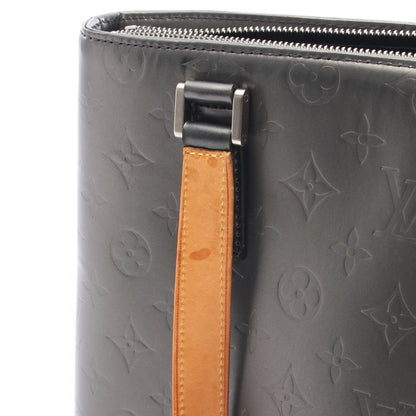 ストックトン モノグラムマット ノワール ハンドバッグ レザー ブラック ルイヴィトン バッグ LOUIS VUITTON