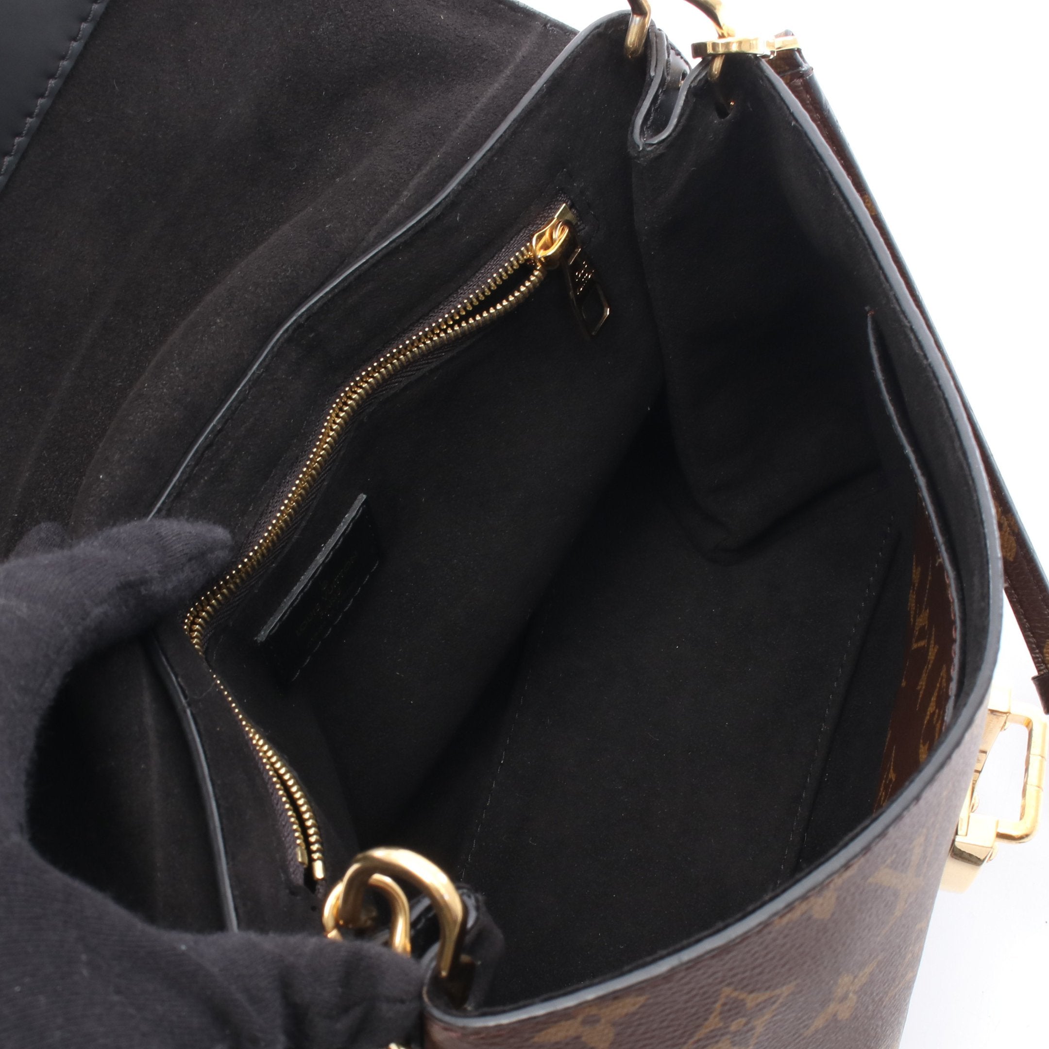 ワンハンドル フラップバッグ MM モノグラム ノワール