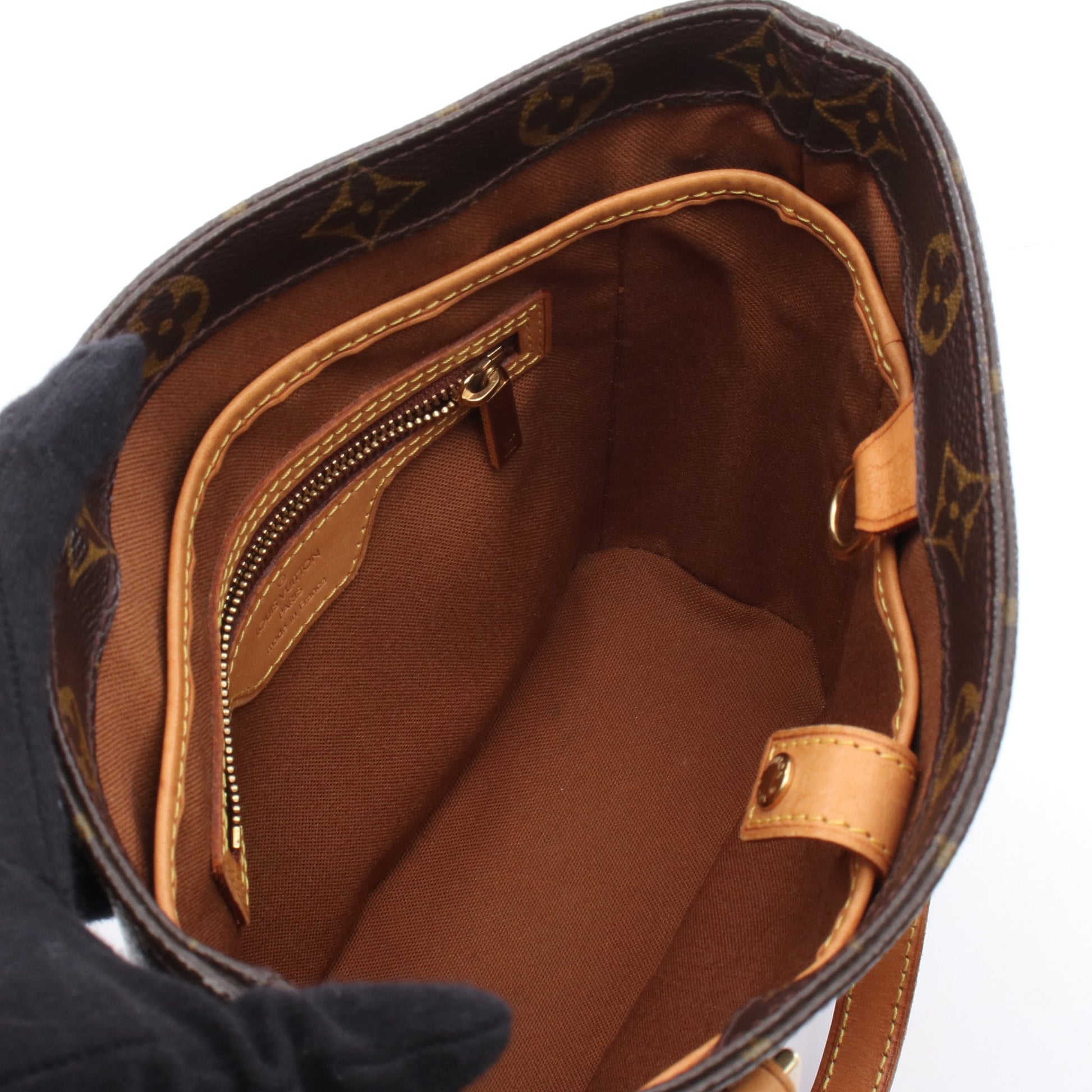 ヴァヴァンPM モノグラム ハンドバッグ PVC レザー ブラウン ルイヴィトン バッグ LOUIS VUITTON