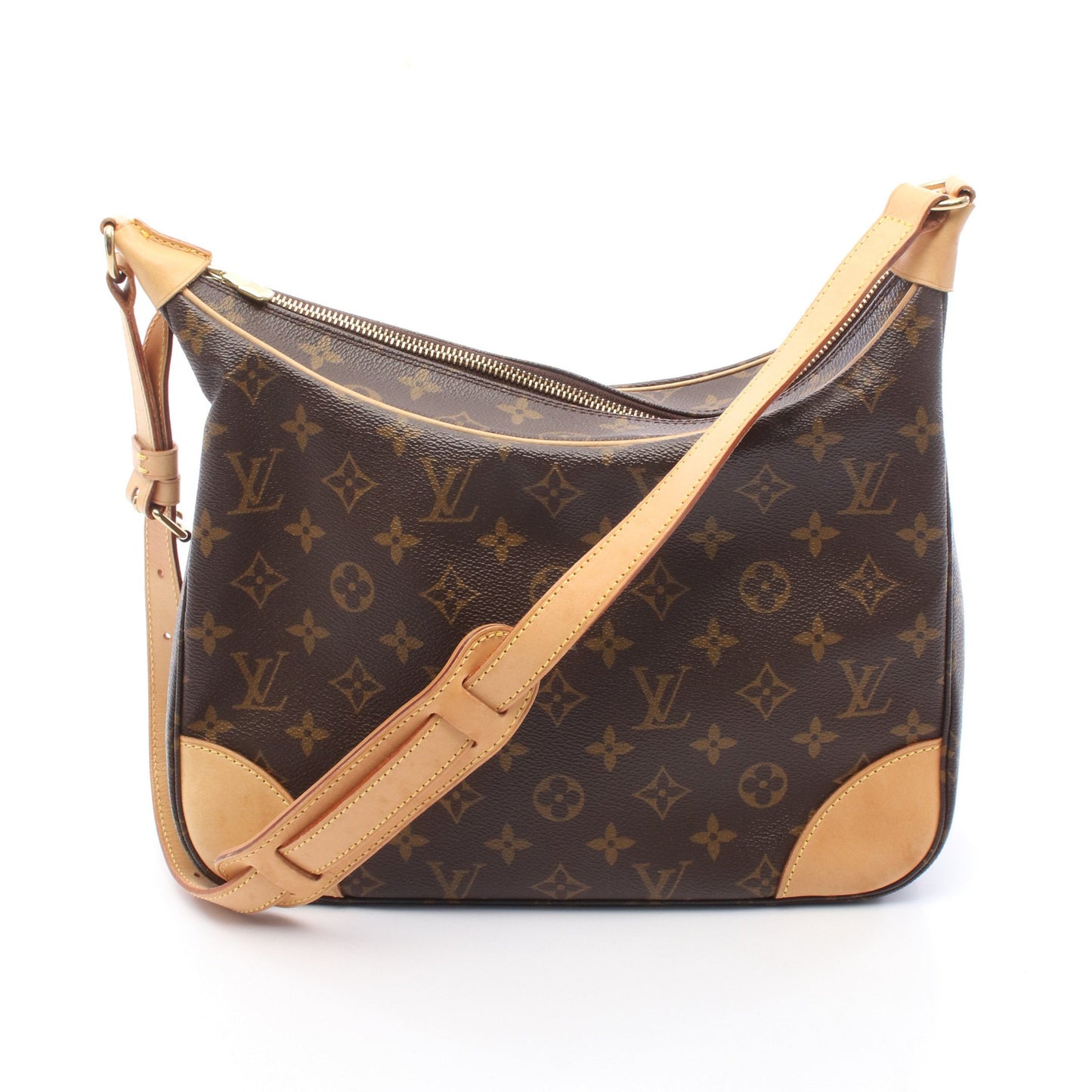 ブローニュPM モノグラム ショルダーバッグ PVC レザー ブラウン ルイヴィトン バッグ LOUIS VUITTON