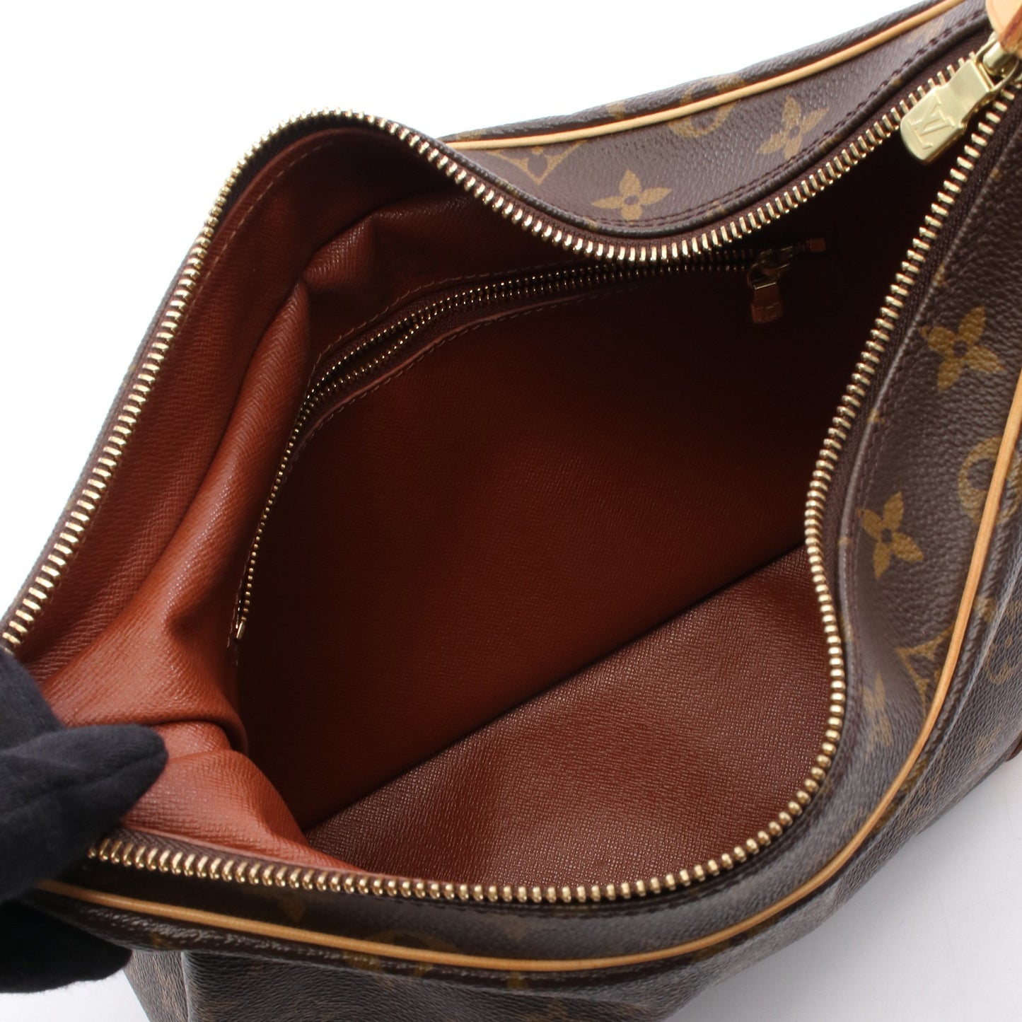 ブローニュPM モノグラム ショルダーバッグ PVC レザー ブラウン ルイヴィトン バッグ LOUIS VUITTON