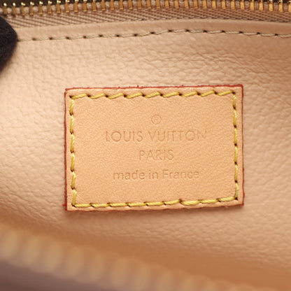 ドップキット モノグラム ポーチ PVC レザー ブラウン ルイヴィトン 財布・小物 LOUIS VUITTON