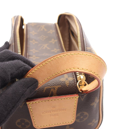 ドップキット モノグラム ポーチ PVC レザー ブラウン ルイヴィトン 財布・小物 LOUIS VUITTON
