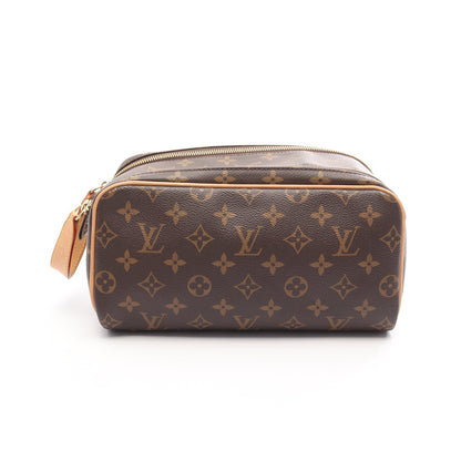ドップキット モノグラム ポーチ PVC レザー ブラウン ルイヴィトン 財布・小物 LOUIS VUITTON