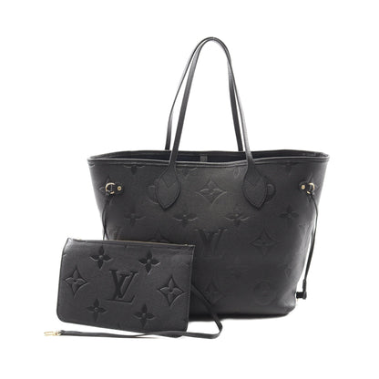 ネヴァーフルMM モノグラムアンプラント ノワール ショルダーバッグ トートバッグ レザー ブラック ルイヴィトン バッグ LOUIS VUITTON