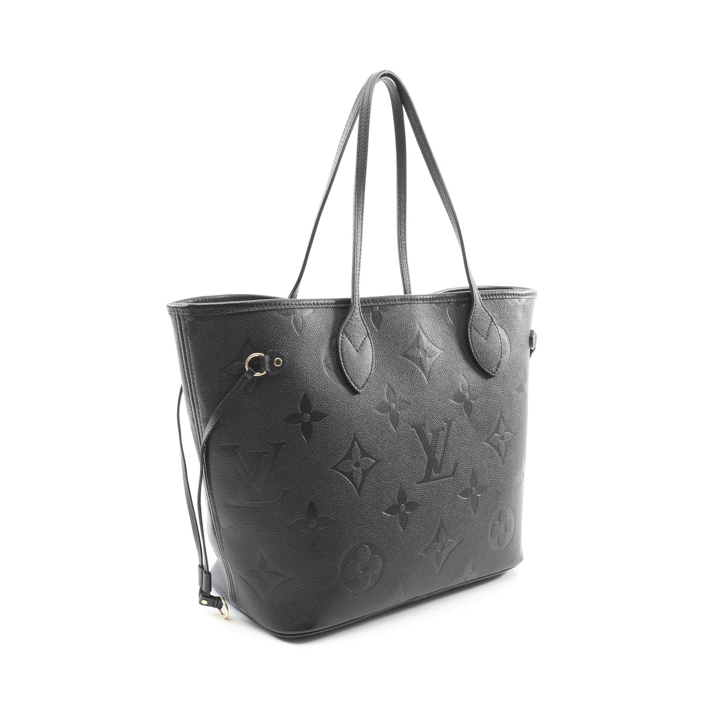ネヴァーフルMM モノグラムアンプラント ノワール ショルダーバッグ トートバッグ レザー ブラック ルイヴィトン バッグ LOUIS VUITTON