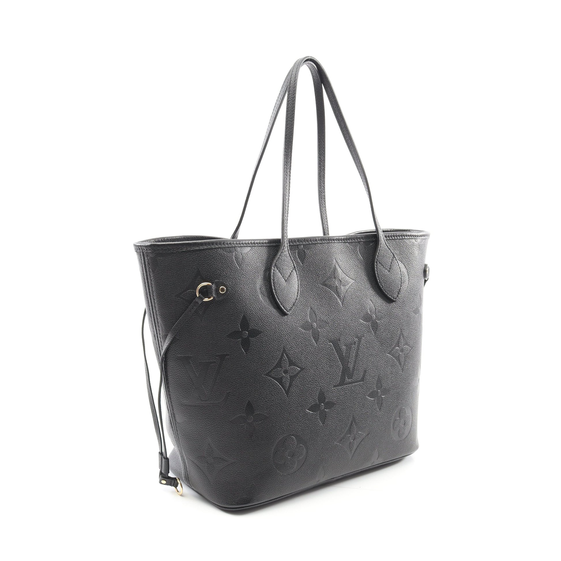 ネヴァーフルMM モノグラムアンプラント ノワール ショルダーバッグ トートバッグ レザー ブラック ルイヴィトン バッグ LOUIS VUITTON