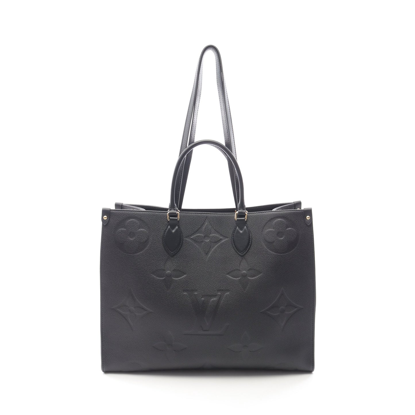 オンザゴーGM モノグラムアンプラント ノワール ショルダーバッグ トートバッグ レザー ブラック 2WAY ルイヴィトン バッグ LOUIS VUITTON