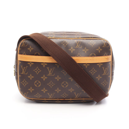 リポーターPM モノグラム ショルダーバッグ PVC レザー ブラウン ルイヴィトン バッグ LOUIS VUITTON