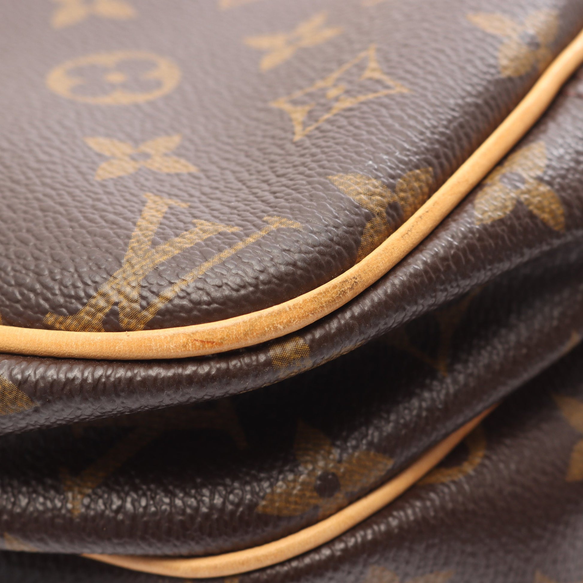 リポーターPM モノグラム ショルダーバッグ PVC レザー ブラウン ルイヴィトン バッグ LOUIS VUITTON