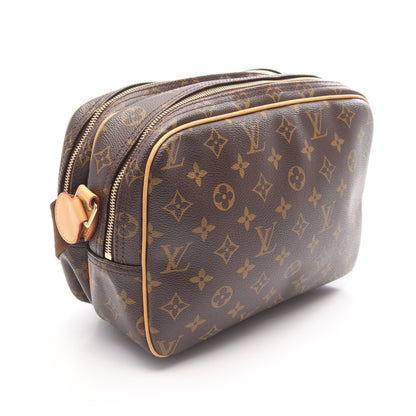 リポーターPM モノグラム ショルダーバッグ PVC レザー ブラウン ルイヴィトン バッグ LOUIS VUITTON