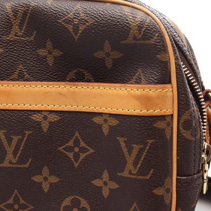 リポーターPM モノグラム ショルダーバッグ PVC レザー ブラウン ルイヴィトン バッグ LOUIS VUITTON