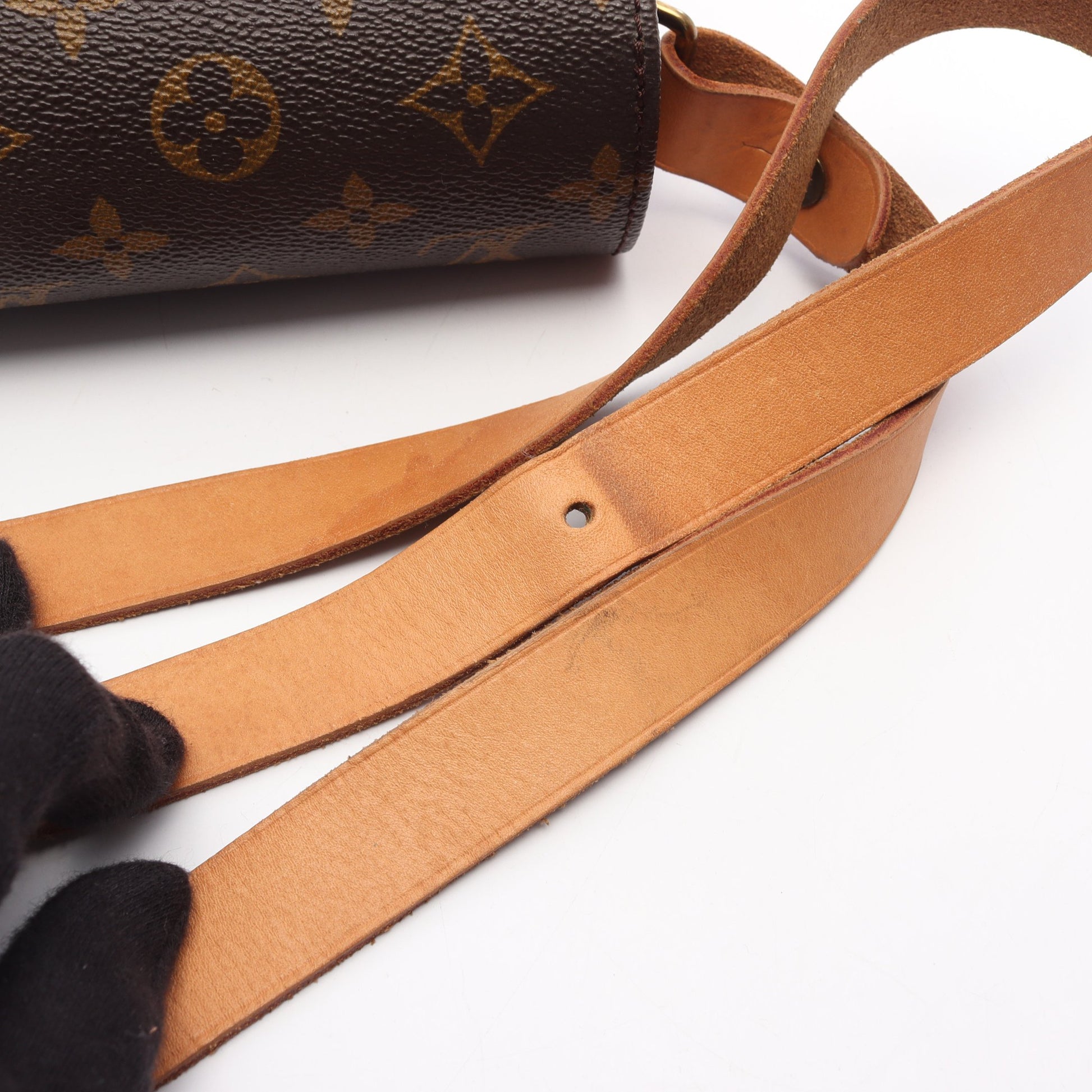 カルトシエールMM モノグラム ショルダーバッグ PVC レザー ブラウン ルイヴィトン バッグ LOUIS VUITTON