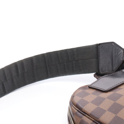 ジェイク ダミエエベヌ バックパック リュックサック PVC レザー ブラウン ルイヴィトン バッグ LOUIS VUITTON